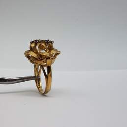 Crosby 14k Gold Diamond Sapphire Rope Sz 6.5 Ring 9.8g alternative image