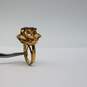 Crosby 14k Gold Diamond Sapphire Rope Sz 6.5 Ring 9.8g image number 2