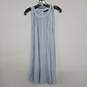 Light Blue Pleated Halter Neck Dress With Sash image number 1