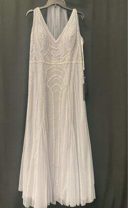 GLS Women's Silver/Lilac Sequin Formal Dress- 3XL NWT