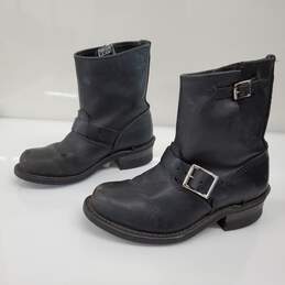 Frye Women's Black Leather Short Harness Boots Size 5