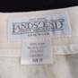 Women's Off White Lands End Wool Skirt Size 11 image number 3