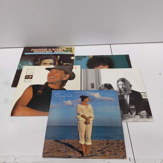 Bundle of 15 Country Album Vinyl Records image number 3
