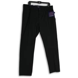 NWT CHAPS Womens Black 5-Pocket Design Dark Wash Straight Leg Jeans Size 16