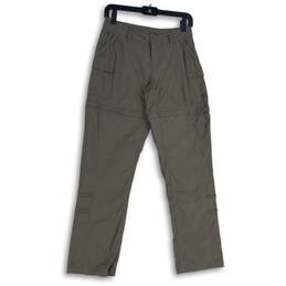The North Face Womens Taupe Khaki Straight Leg Hiking Ankle Pants Size 0