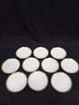 Bundle of 10 White Noritake China Small Plates image number 1
