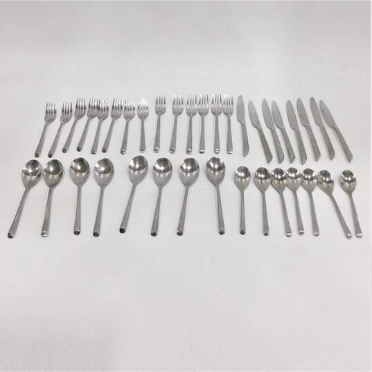 Towle Wave Living Collection 18/0 Stainless 37 Piece Flatware Set image number 1