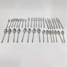 Towle Wave Living Collection 18/0 Stainless 37 Piece Flatware Set