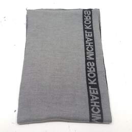 Michael Kors Women's Reversible Scarf Grey/Black alternative image