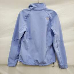 The North Face WM's Apex Glacier Light Blue Polyester Blend & Fleece Lining Full Zip Jacket Size MM alternative image