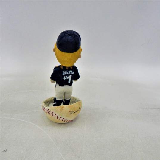 2010 Miwaukee Brewers Stitch N Pitch Bernie Brewer Bobblehead image number 2
