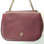 Tory Burch Marion Quilted Burgundy Leather Flap Chain Shoulder Bag image number 6