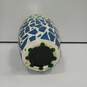 Green & Blue Mosaic Art Vase image number 4