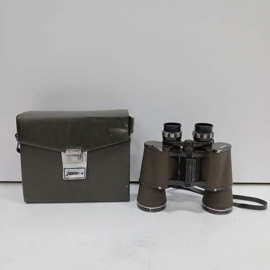 Vintage Jason 7 x 50 Fully Coated Binoculars in Case image number 1
