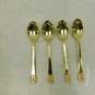 STANLEY ROBERTS Gold Plated Stainless Flatware 16 Pieces GOLDEN ROGET IOB image number 2