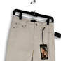 NWT Womens White Denim Light Wash Pockets Stretch Skinny Leg Jeans Sz 6X28 image number 3