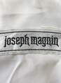 Joseph Magnin Womens Ivory Knitted Scoop Neck Sleeveless Mini Dress Size Medium image number 4