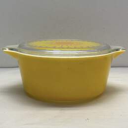 Pyrex Daisy Sunflower 2.5 Qt. Vintage Casserole with Lid Kitchen Cookware alternative image