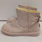 Bearpaw Betty Style Pink Leather Shearling Style Boots Size 10 image number 1