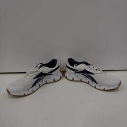 Reebok Zig Dynamica 2.0 Men's White/Navy Running Shoes Size 11 alternative image
