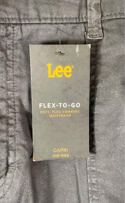 Lee Black Cargo Capri Pants - Size 14 NWT alternative image