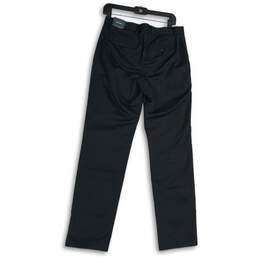 NWT Mens Black Slash Pocket Straight Leg Ankle Pants Size 30x32 alternative image