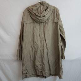 Eileen Fisher lightweight tan utility jacket M alternative image