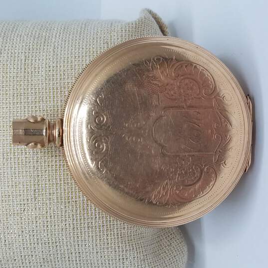 Waltham American Watch Co. Mvmt. 3224792 Model 1884 Antique From 1887 Gold Filled 14s Double Hunter Pocket Watch image number 2