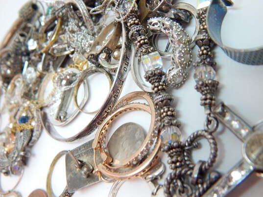 199.6g 925 Sterling Silver Scrap Jewelry & Stones image number 3
