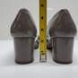 WOMEN'S HALOGEN PATENT LEATHER POINTED TOE BLOCK HEELS SZ 7.5M image number 4