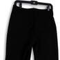 Womens Black Flat Front Slash Pockets Bootcut Leg Dress Pants Size 2 image number 4