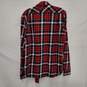 Filson MN's 100% Cotton Red & Black Plaid Long Sleeve Shirt Size SM image number 2