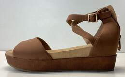 Giani Bernini Tan Platform Sandal Women 9 alternative image