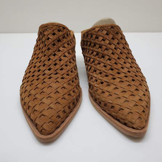 Dolce Vita Sayer Lattice Cutout Slide Heel Mule Shoes Sz 8.5 image number 3