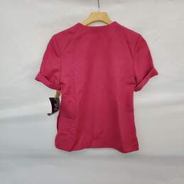 The Petite Concept Vintage Purple Polyester Short Sleeve Top WM Size 10 NWT alternative image