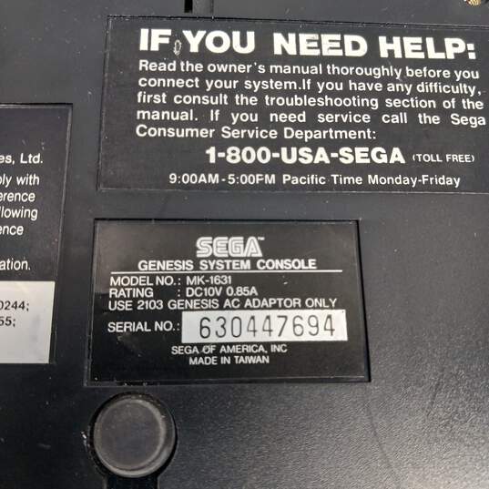 Sega Genesis Video Game Console & Controllers Model MK-1631 image number 5