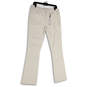 NWT Womens White Denim Light Wash Everyday Fit Bootcut Leg Jeans Size 33 image number 2