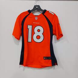 Nike NFL Denver Broncos #18 Manning Football Jersey Size Large