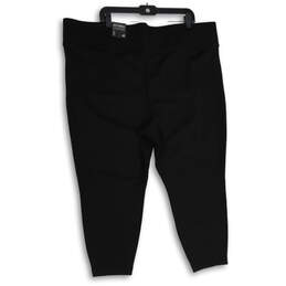 NWT Womens Black Slim Fit Pull-On Skinny Leg Cropped Pants Size 4R 4X alternative image