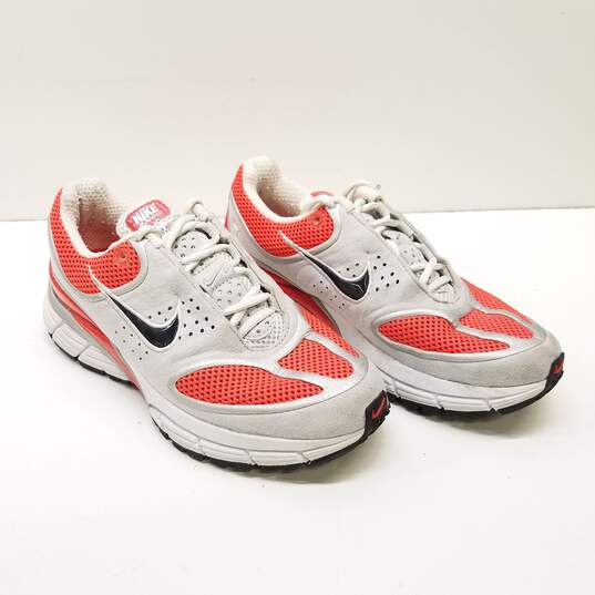Nike Air Zoom Plus Grey Orange Athletic Shoes Women's Size 5 image number 3