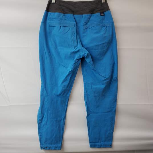 Patagonia Teal Blue Caliza Rock Climbing Athletic Pants Women's 4 image number 3