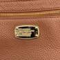 Michael Kors Womens Brown Gold Outer Zip Pocket Clutch Wristlet Wallet Purse image number 4