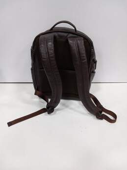 Bric's Brown Leather Backpack alternative image