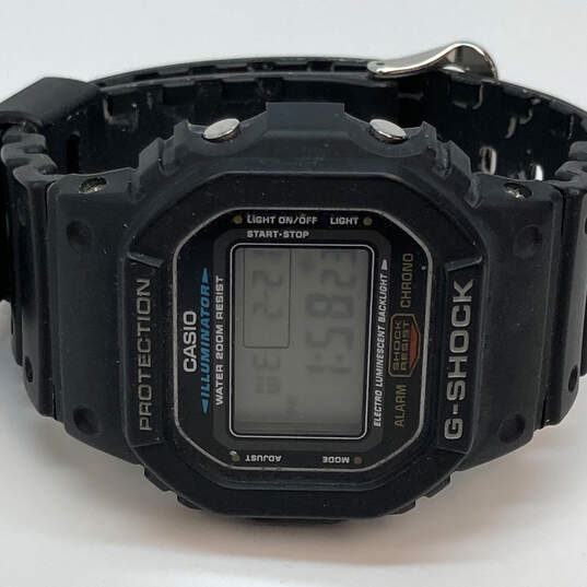 Designer Casio G-Shock DW-5600E Black Stainless Steel Digital Wristwatch image number 3