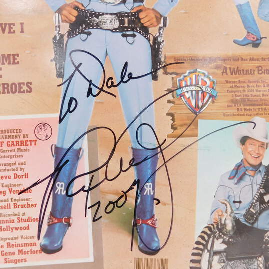Rex Allen Jr Signed Autographed Vinyl Record image number 5