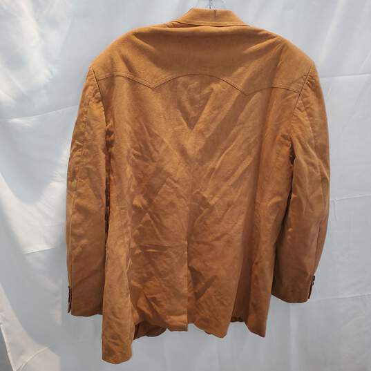 Kingsridge Parker's Custom Fabric Button Up Jacket No Size Tag image number 2
