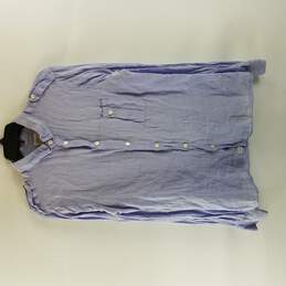 Armani Collezioni Men Purple Long Sleeve Shirt M
