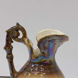 Porcelain Czechoslovakian Ewer Pitcher Vase alternative image