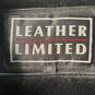 Leather Limited Men Bomber Leather Jacket Size S image number 3