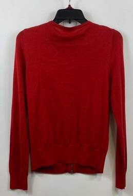 Michael Kors Red Zippered Sweater - Size Small alternative image